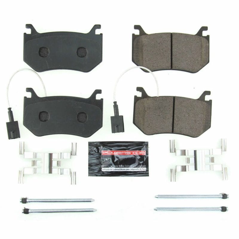 PowerStop — PowerStop - Z23 Daily Driver Carbon-Fiber Ceramic Brake Pads with Hardware Kit