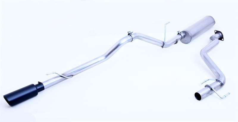 Gibson — Black Elite Cat-Back Single Exhaust System; Stainless