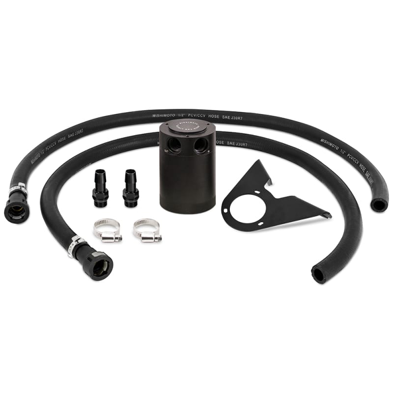 Mishimoto — Baffled Oil Catch Can, PCV Side, fits Ford Bronco 2.3L 2021-2024