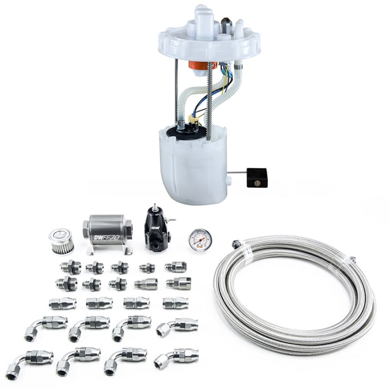 DeatschWerks — DW400 Pump Module + Return Kit SS PTFEfor 9th Gen Honda Civic Si
DW400 Pump Module with PTFE return kit for 9th Gen Civic SI