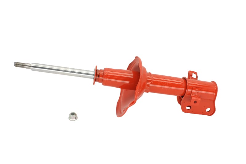 KYB — KYB AGX manually-adjustable shocks and struts allow you to design your own ride control performance without special tools, quickly and as often as you want. Enthusiasts can increase individual corner damping rates up to 125% more than the vehicles OEM design.  For ease of access, depending on vehicle application, the KYB AGX either has an eight position knob or a four position screwdriver slot. However, both offer the same overall capability. One simple adjustment increases both rebound and comp
Damping Rate Adjustable Strut