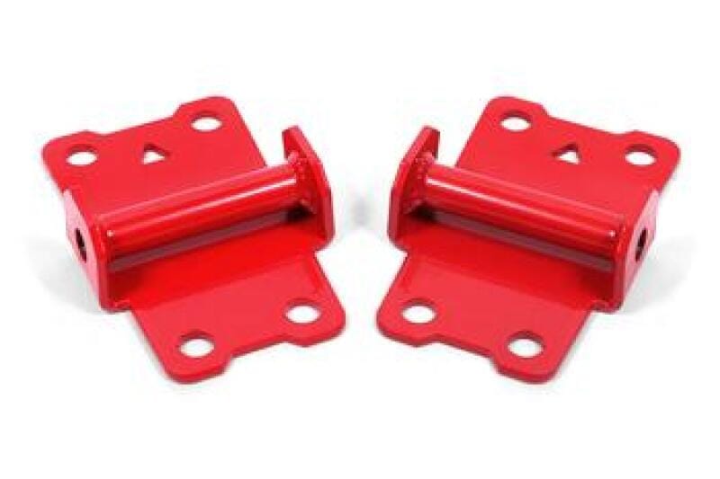 BMR Suspension — BMR 82-92 F-Body Motor Mount Kit, Lower Solid - Red