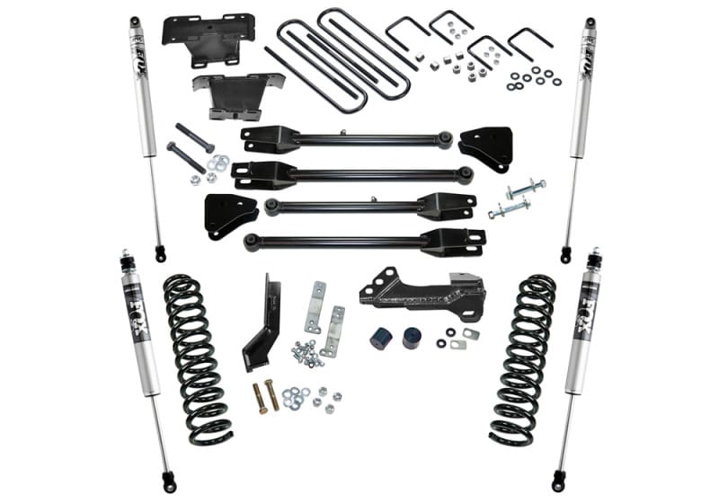 Superlift — 4" Lift Kit w/ FOX Shocks - 17-22 F250/350 4WD Diesel w/ 4-Link Arms
4in. Lift Kit w/FOX Shocks-17-22 F250/350 4WD Diesel w/4-Link Arms