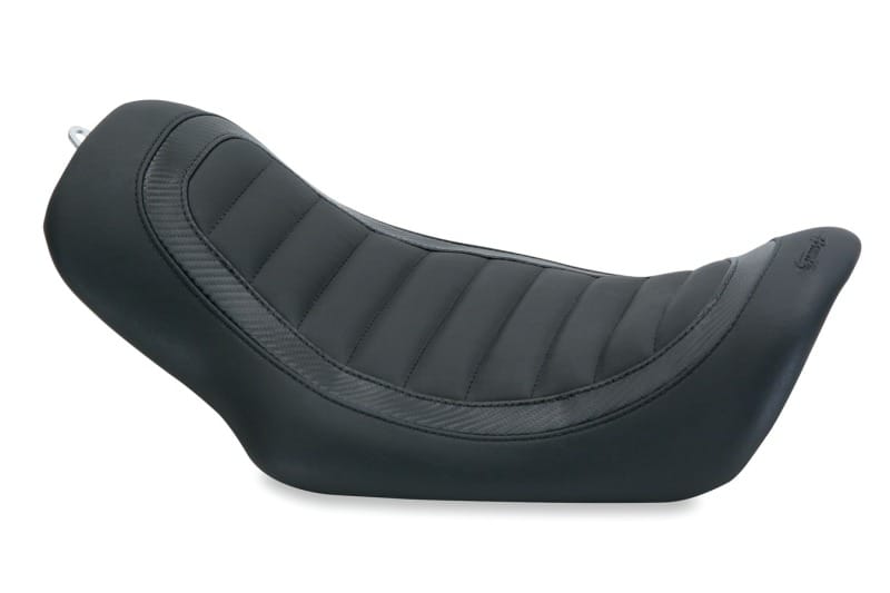 Mustang Motorcycle — Mustang 06-17 Harley Dyna Jody Perewitz Design Solo Seat - Black