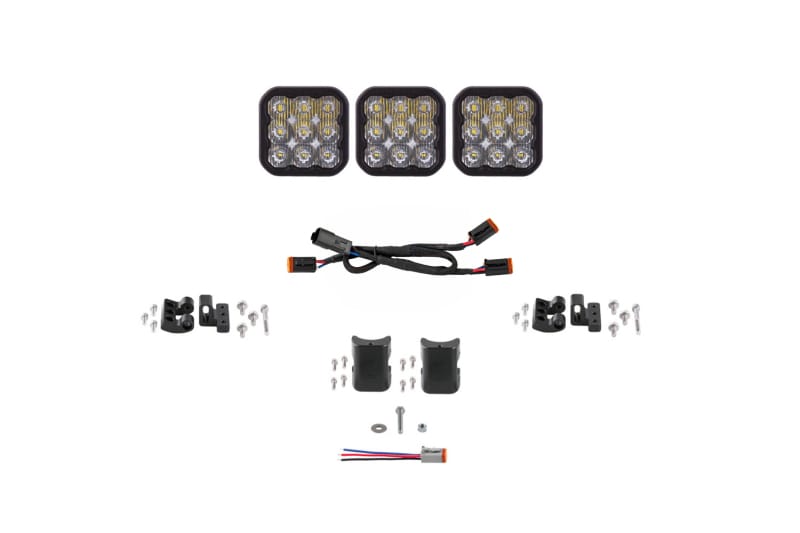 Diode Dynamics — Pod light featuring advanced TIR optics for high efficiency and focus.