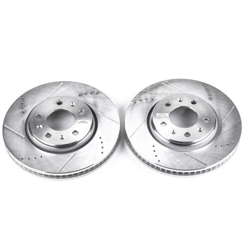 PowerStop — PowerStop Evolution Performance Drilled, Slotted & Plated Brake Rotor Pair