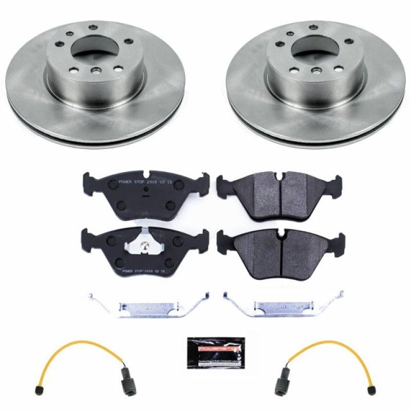 PowerStop — Track Day Spec High-Performance Brake Pad and Rotor Kit