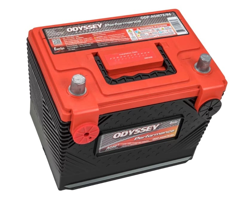 Odyssey Battery — battery, auto, Odyssey ODP-AGM7586, group 75 and 86 AGM