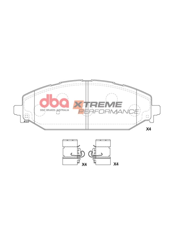 DBA — Front Xtreme Performance Brake Pads