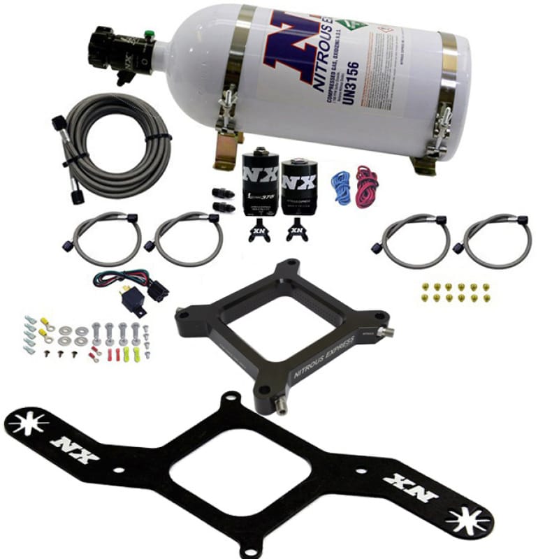 Nitrous Express — Nitrous Express 4150 Assassin Plate RNC Up to 750hp 10lb Bottle
Injection System Kit
N2OSys