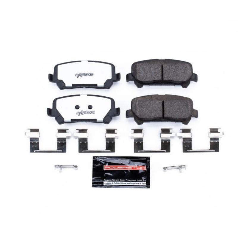 PowerStop — PowerStop - Z36 Truck and SUV Carbon-Fiber Ceramic Brake Pads with Hardware Kit