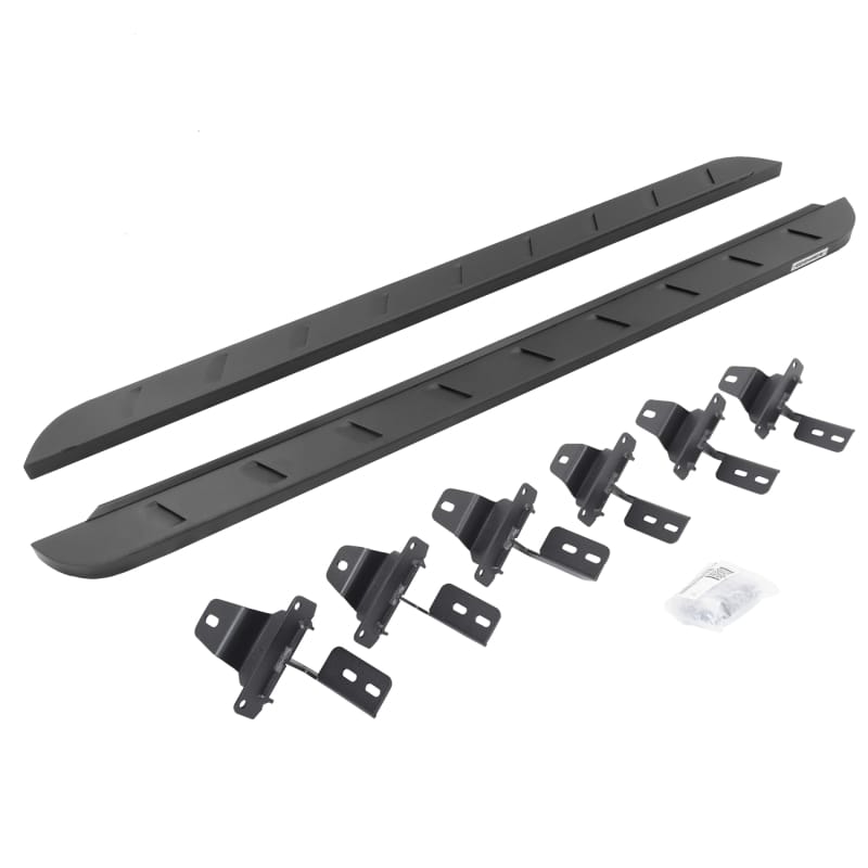 Go Rhino — RB10 Slim Line Running Boards with Mounting Brackets Kit