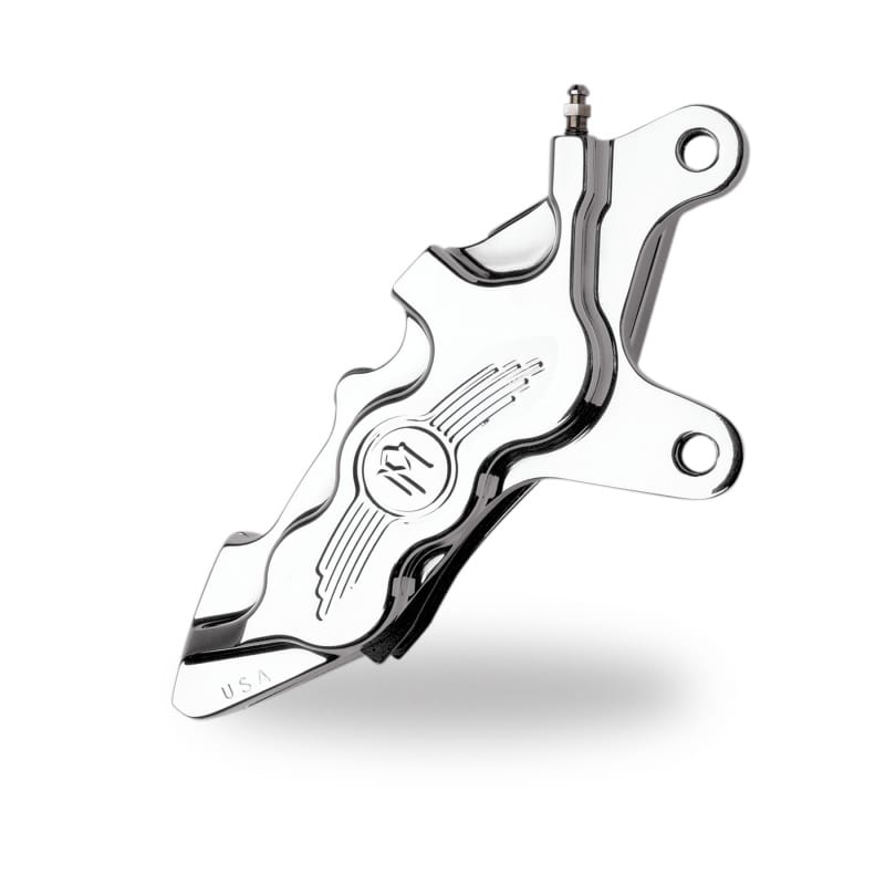Performance Machine — Performance Machine Front 6 Piston Diff Bore Caliper - Chrome