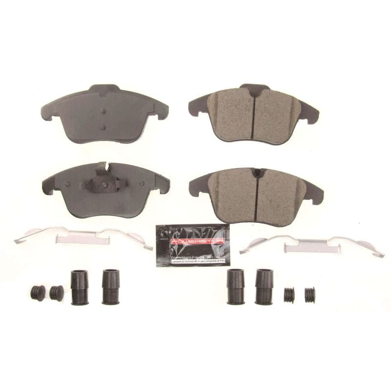 PowerStop — PowerStop - Z23 Daily Driver Carbon-Fiber Ceramic Brake Pads with Hardware Kit