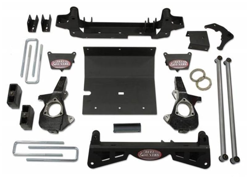 Tuff Country — 2001-2006 Chevy Silverado 1500HD 4x4-6in. Lift Kit (w/3-piece sub frame) by (No