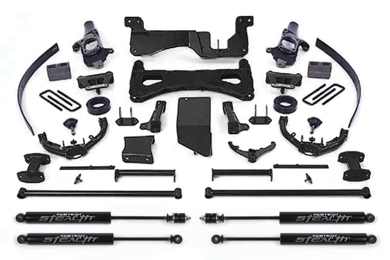 Fabtech — Chevrolet, GMC (6.0, 6.6, 8.1) 8" Performance Suspension Lift Kit
Performance Lift System w/Shocks