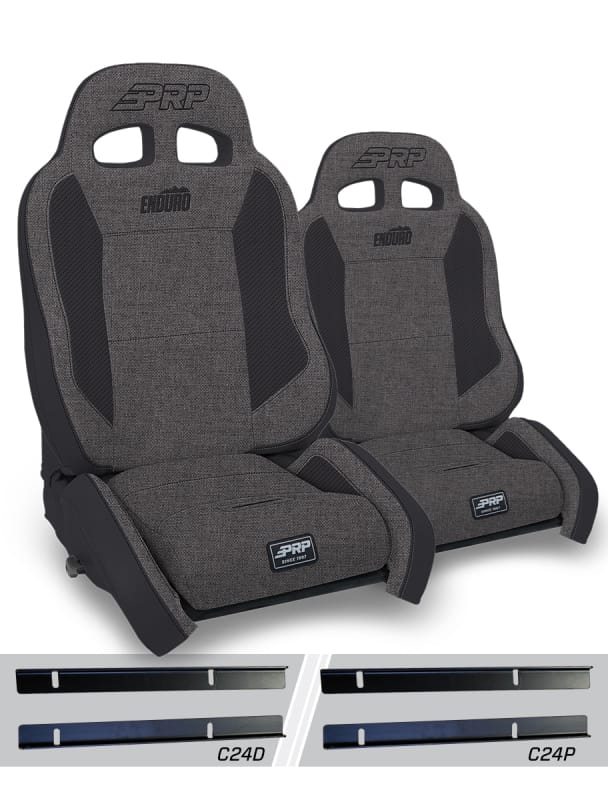PRP Seats — Enduro Elite Suspension Seat - Crawl Edition, Kit for 03-06 Jeep Wrangler TJ (Pa
