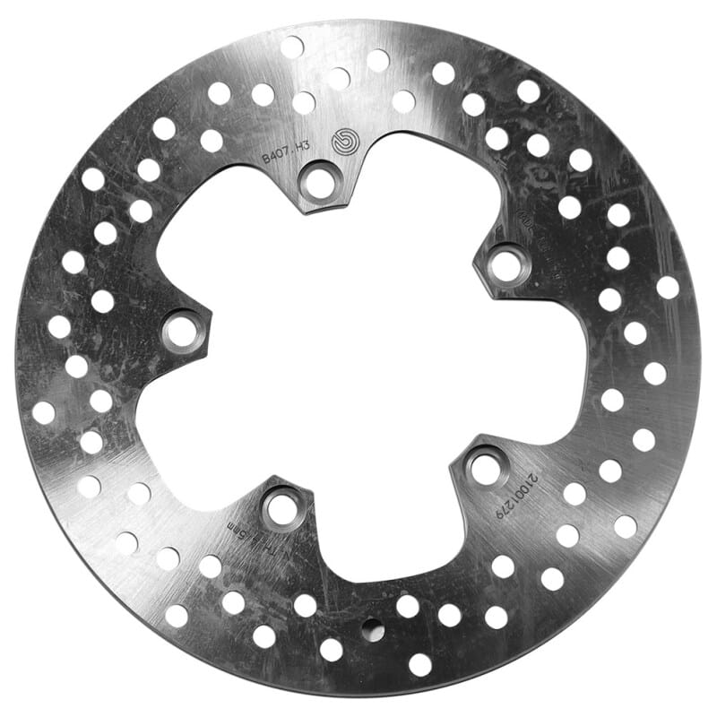 Brembo OE Powersports — Brembo OE 04-08 Yamaha FZ6 600cc 245x5mm Brake Disc - Rear Fixed