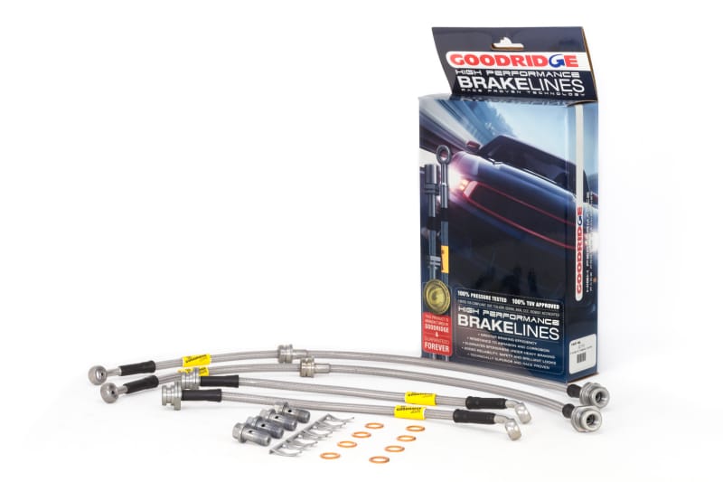 Goodridge — G-STOP SS Braided Brake Line Kit