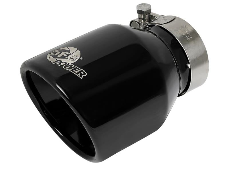 aFe — MACH Force-Xp 409 Stainless Steel Clamp-on Exhaust Tip Black