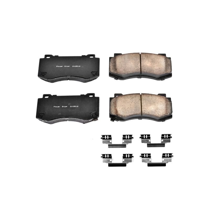 PowerStop — PowerStop - Z17 Low-Dust Ceramic Brake Pads with Hardware