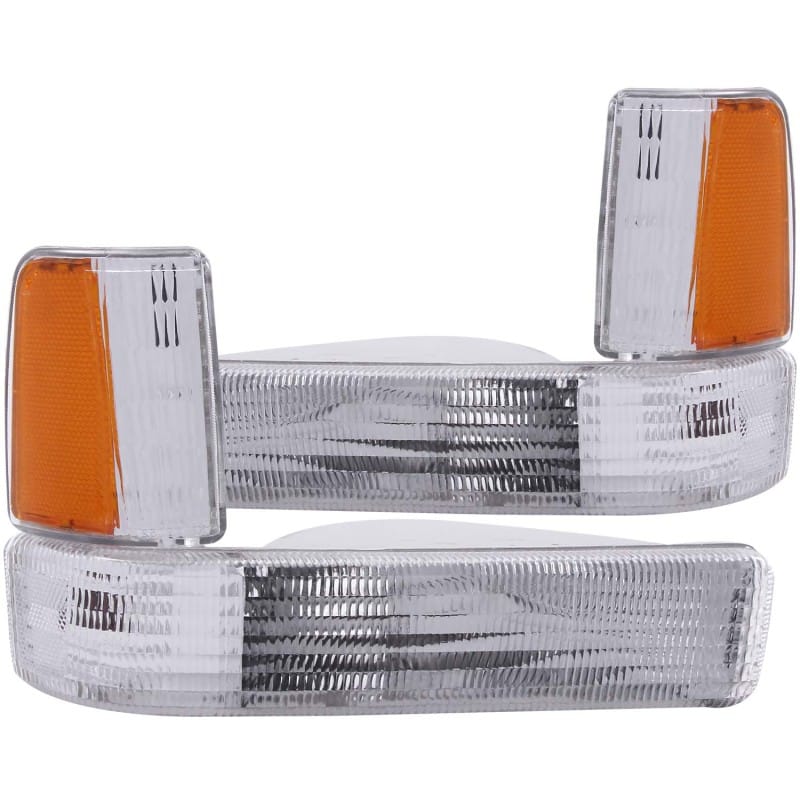 ANZO — ANZO 1991-1996 Dodge Dakota Euro Parking Lights Chrome w/ Amber Reflector
PrkngLghtAssembly