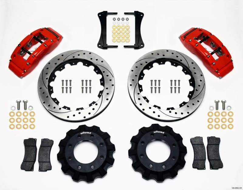 Wilwood — KIT,FRONT,GM TRK/SUV,1500 SERIES 99-2018,16.00 ROTOR,PERF DRILLED,RED
