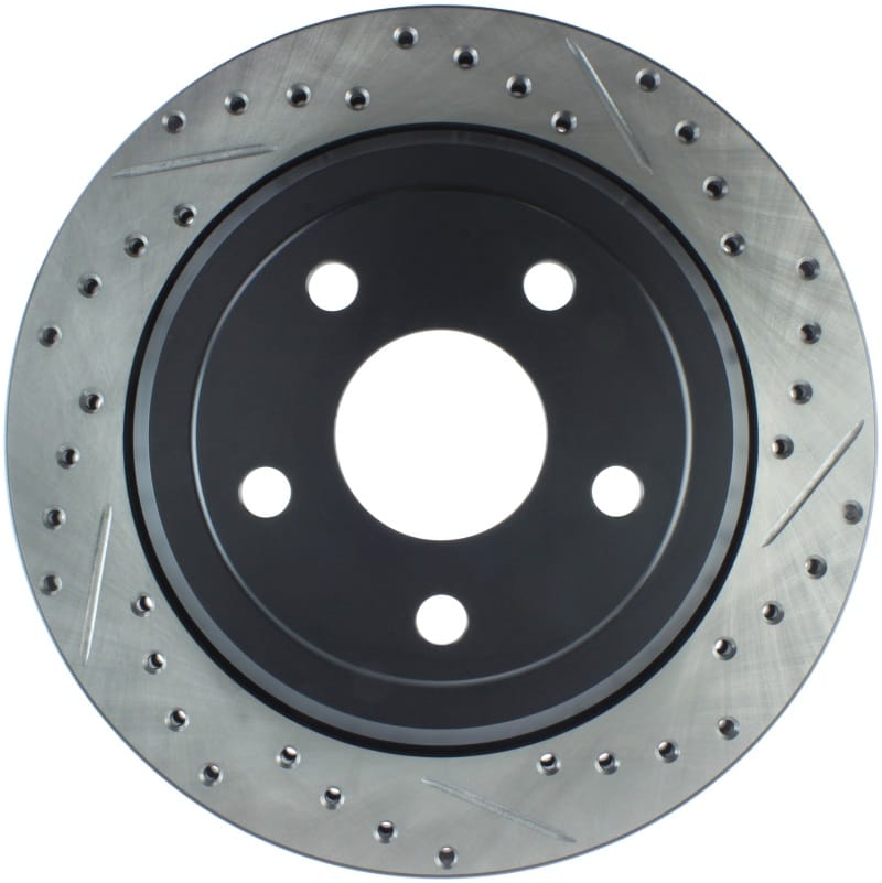 Stoptech — StopTech Sport Drilled & Slotted Brake Rotor; Rear Left
StopTech Sport Drilled/Slotted Brake Rotor; Rear Left