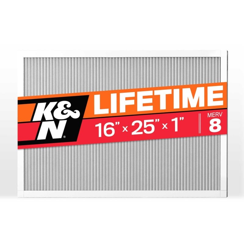 K&N Engineering — HVAC Filter; 16 x 25 x 1, MERV 8