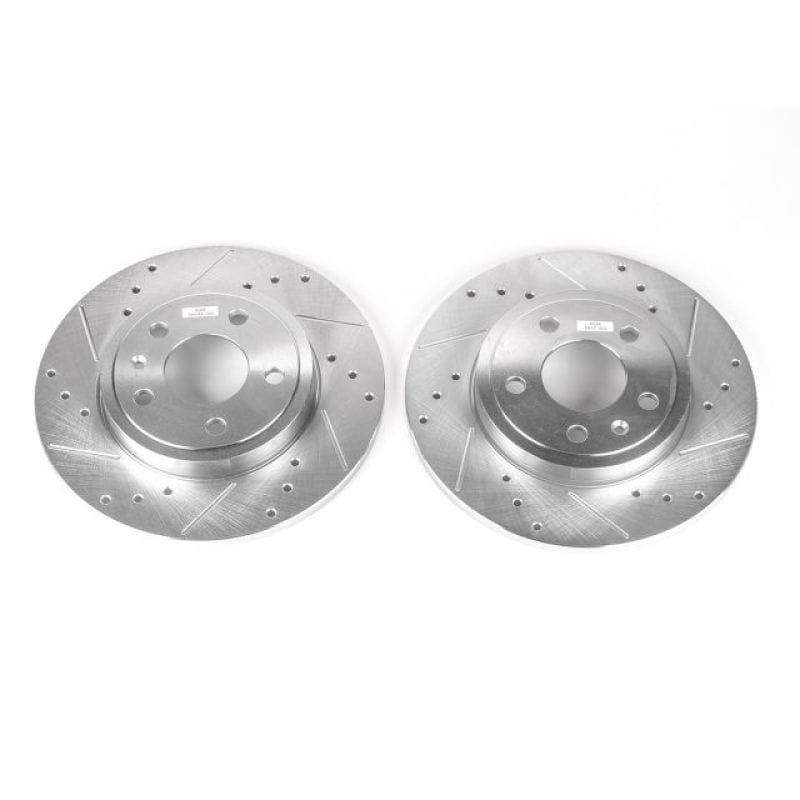 PowerStop — PowerStop Evolution Performance Drilled, Slotted & Plated Brake Rotor Pair