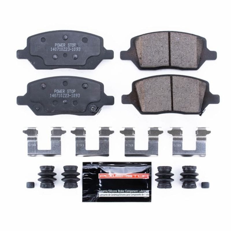 PowerStop — PowerStop - Z23 Daily Driver Carbon-Fiber Ceramic Brake Pads with Hardware Kit