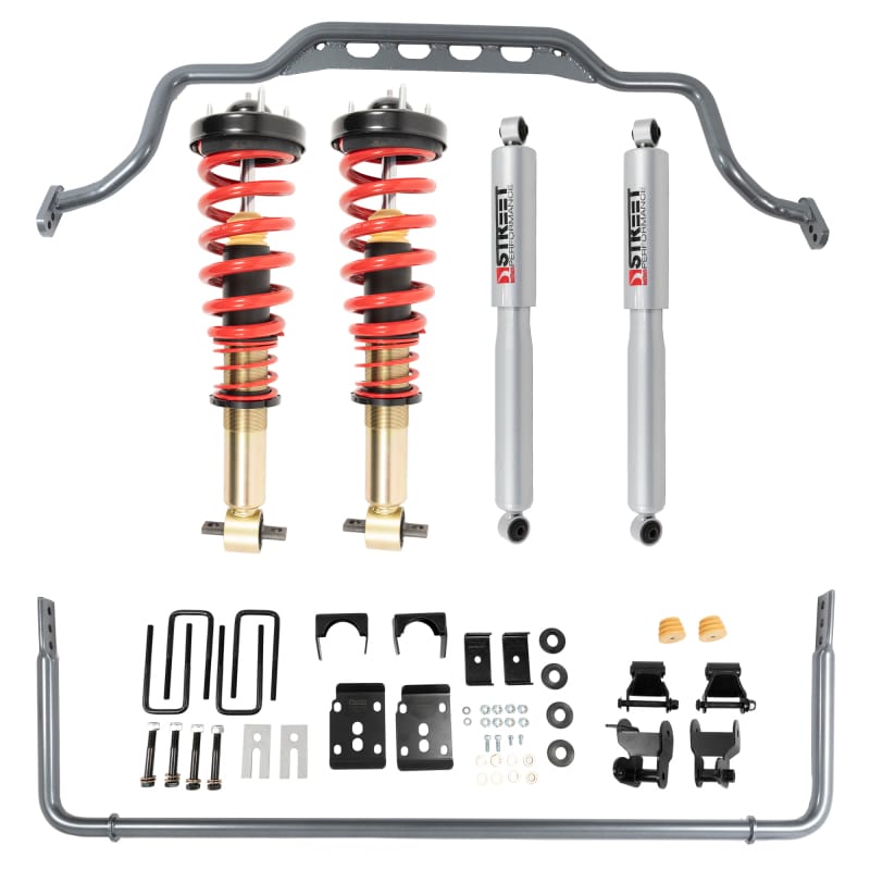 Belltech — PERFORMANCE HANDLING KIT W/ HEIGHT ADJUSTABLE COILOVERS & SWAY BAR SET - 1050HK
Complete Kit Inc. Height Adjustable Front Coilovers & Anti-Swaybar Set