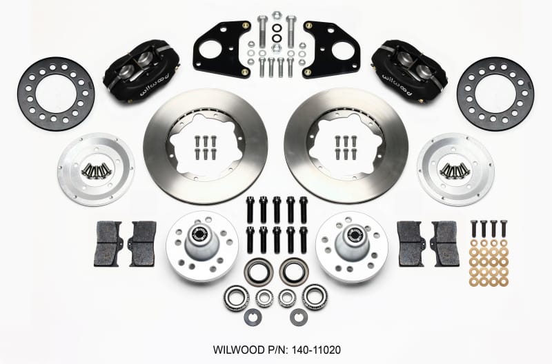 Wilwood — KIT,FRONT,B&E BODY,62-72,DRUM,FDLI,11.00 BLACK POWDER COAT