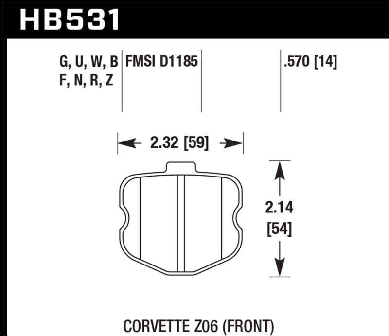Hawk Performance — DTC-80 Disc Brake Pad