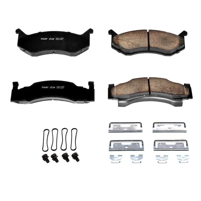 PowerStop — PowerStop - Z17 Low-Dust Ceramic Brake Pads with Hardware