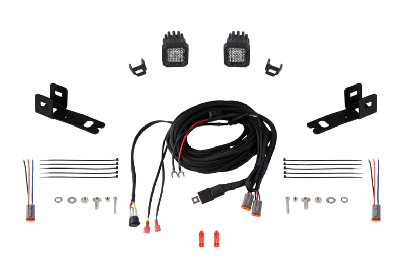 Diode Dynamics — Allows for flush installation of SSC1 LED pods in the rear bumper.
Allows you to mount two SSC1 pods underneath the rear bumper.