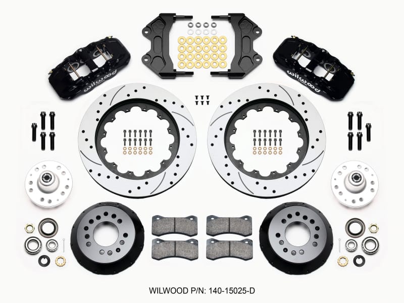 Wilwood — KIT,FRONT,WWE PRO SPINDLE,AERO6,15.00 ROTOR,SRP