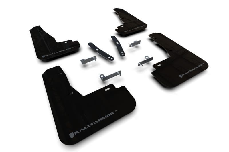Rally Armor — Black Mud Flap/Dark Grey Logo