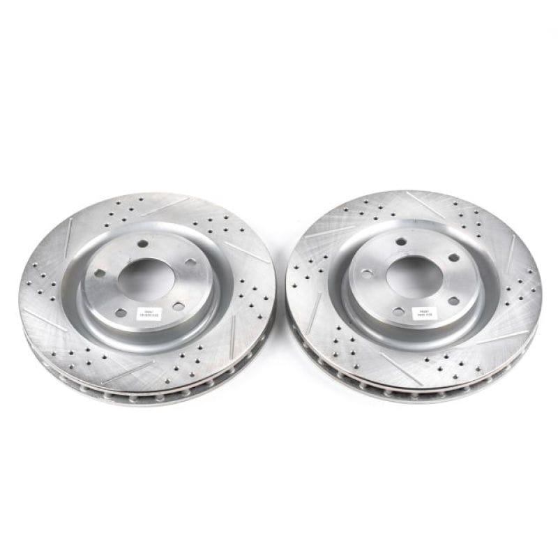 PowerStop — PowerStop Evolution Performance Drilled, Slotted & Plated Brake Rotor Pair