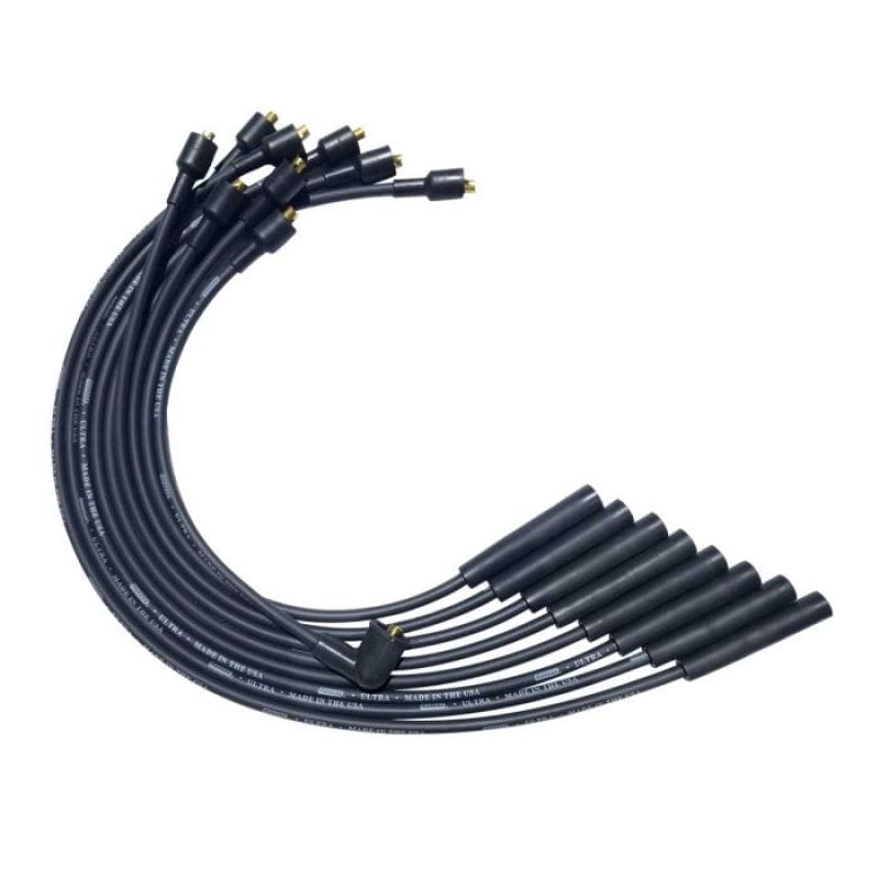 Moroso — Moroso SB Chrysler Mopar 273/318/340/360 Unsleeved Non-HEI Ultra Spark Plug Wire Set - Black