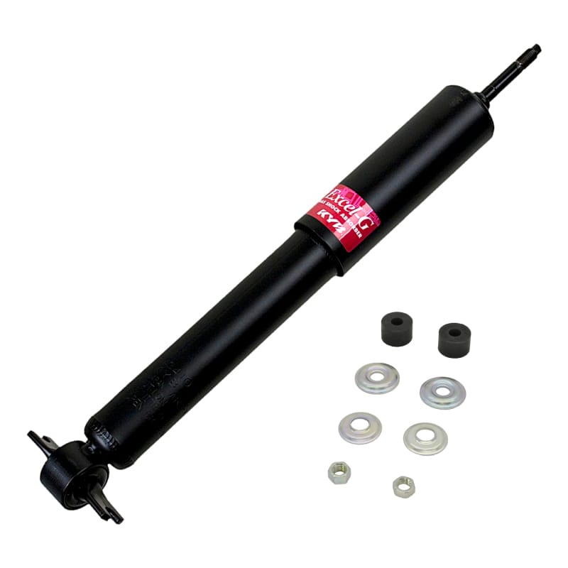 KYB — Ride Comfort may be important, but restoring a vehicles Ride Control, stability, stopping, lane change responsiveness and handling is critical. KYB Excel-G Shocks and Struts are designed for the most important performance purpose: Restoring the vehicles original capabilities. KYB is a world leading supplier of shocks and struts to new vehicle manufacturers and the Excel-G is made on the very same KYB OE assembly lines, uses the same OE quality components and is calibrated to restore original, de
Gas Shock