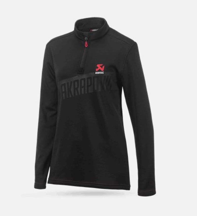 Akrapovic — Akrapovic Womens Corpo Zip Turtleneck Black - S