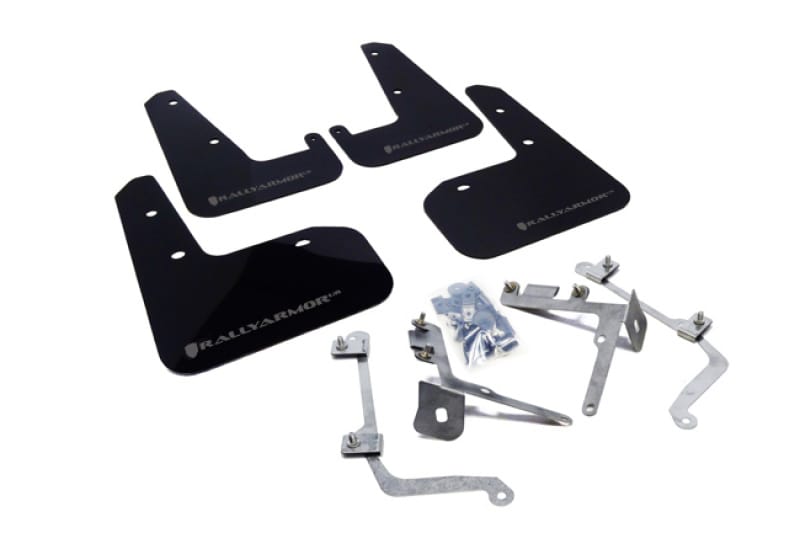 Rally Armor — Black Mud Flap/Grey Logo