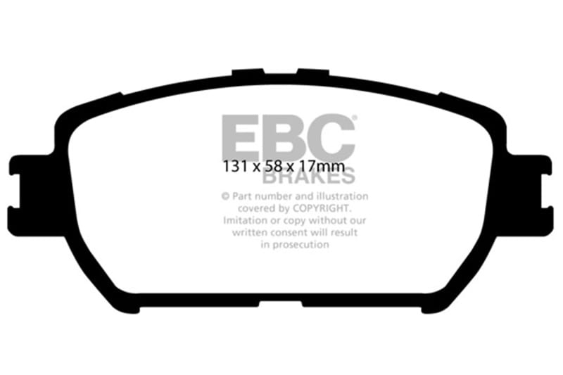 EBC — Redstuff Ceramic Low Dust Brake Pads