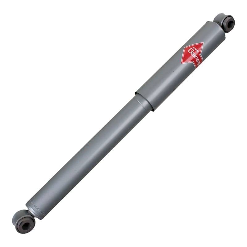 KYB — The KYB Gas-a-just monotube shock absorber has additional performance advantages over the traditional twin-tube design: It can instantly, automatically adjust to your performance needs and never experiences fade due to aeration. The KYB Gas-a-just has two separate working chambers: An air-free hydraulic piston and valve area for responsiveness and control, and a second high-pressure nitrogen gas area with a floating piston that provides a comfortable ride during normal driving and adds instant p
High Pressure Monotube Gas Shock
