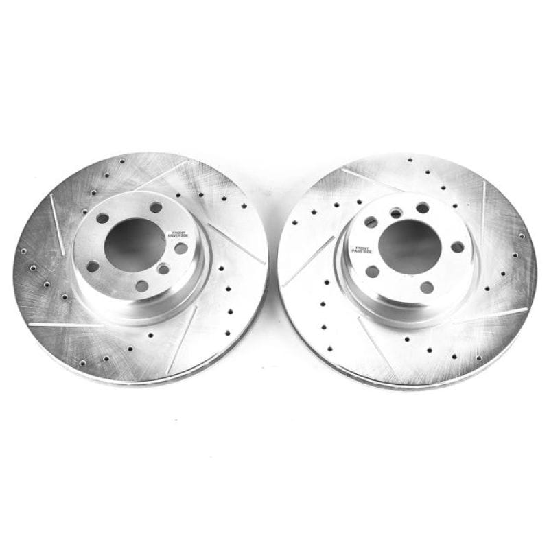 PowerStop — PowerStop Evolution Performance Drilled, Slotted & Plated Brake Rotor Pair