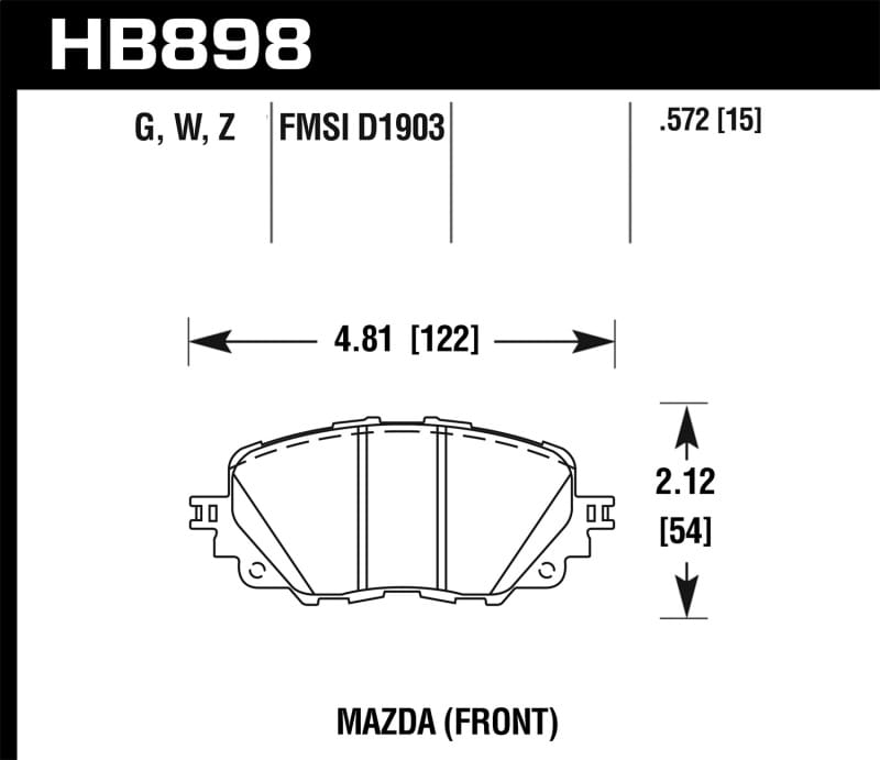 Hawk Performance — DTC-60 Disc Brake Pad