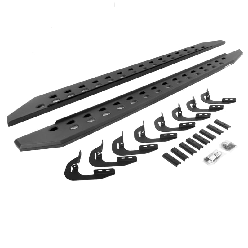 Go Rhino — RB20 Slim Line Running Boards with Mounting Brackets Kit