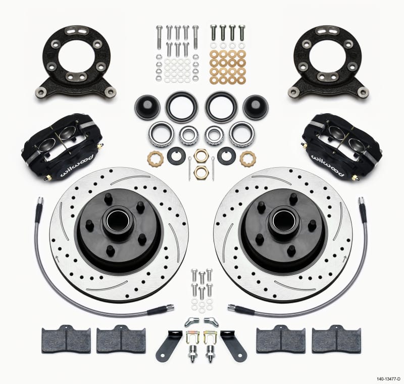 Wilwood — KIT,FRONT,MUSTANG,70-73,11.30 HUB/ROTOR DRILLED,W/LINES