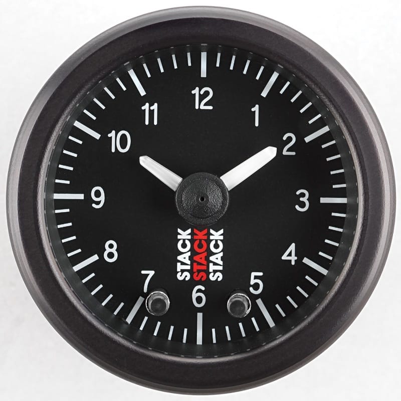 AutoMeter — GAUGE, ANALOG CLOCK, BLK